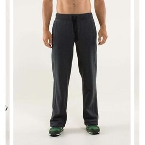 Lululemon Men's Post Gravity Charcoal Grey Athletic Jogger Pants Size Small